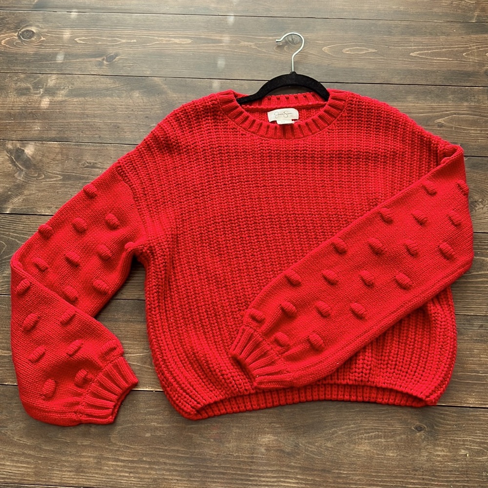 Red sweater